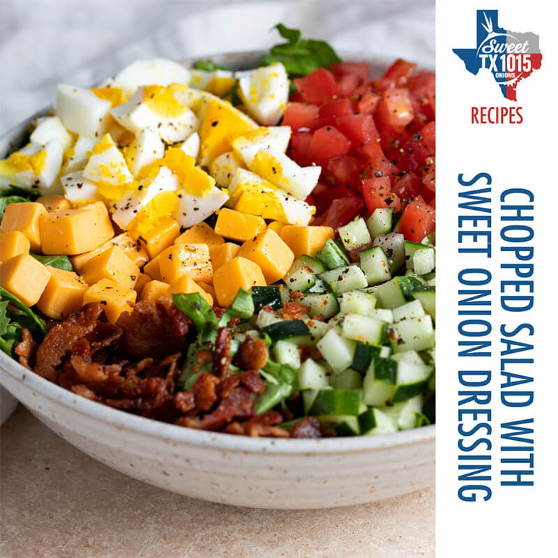 Chopped Salad with Sweet Onion Dressing