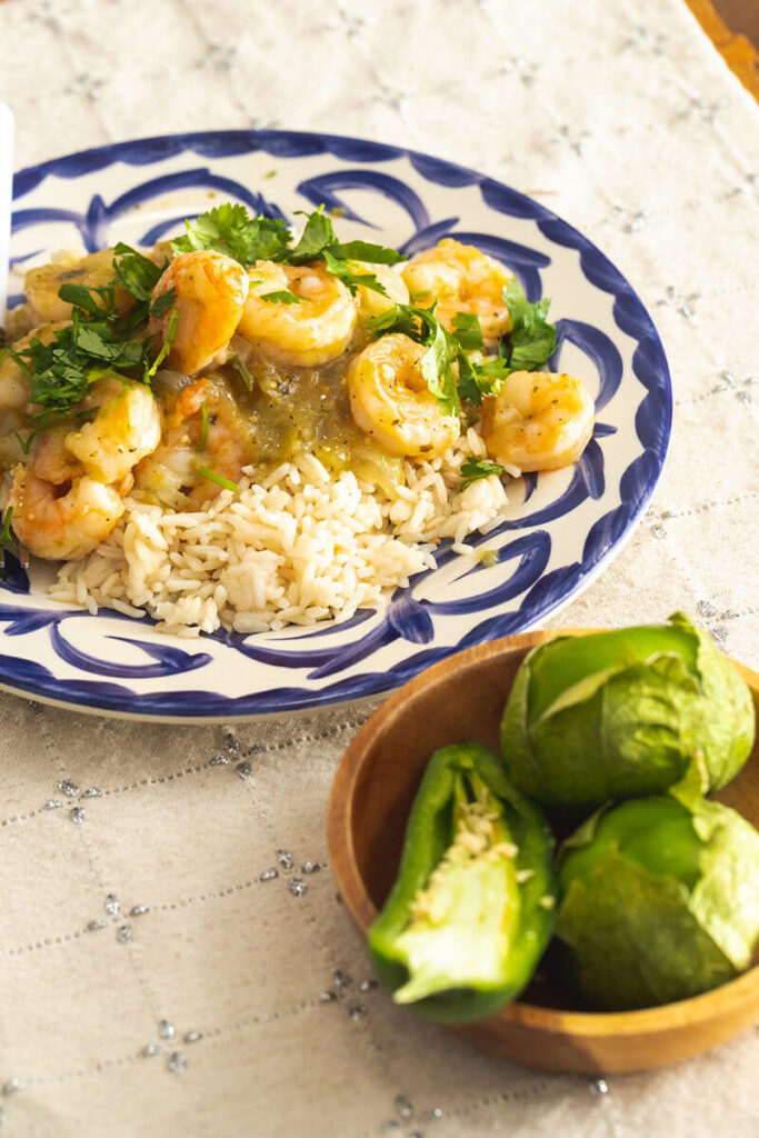 Salsa Verde Shrimp