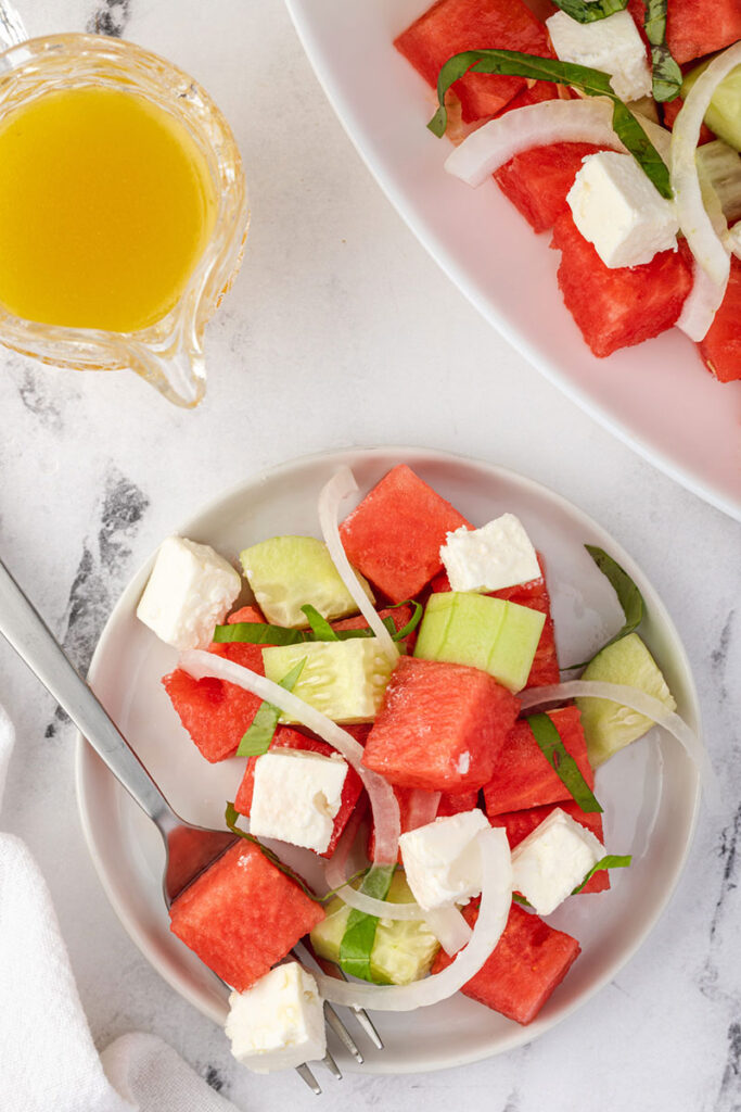 Watermelon Onion Salad