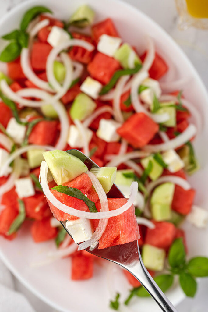 Watermelon Onion Salad