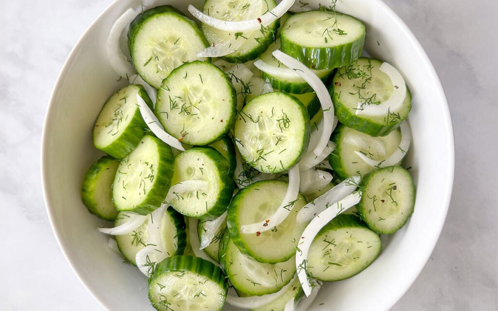 Cucumber Onion Salad