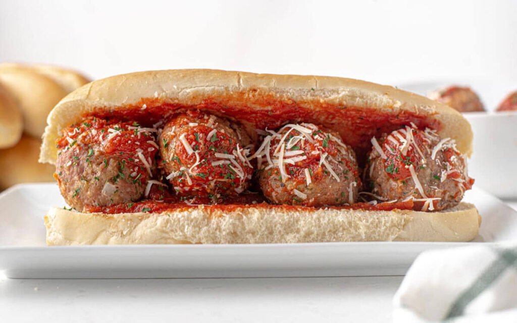 Baked Turkey Parmesan Meatballs