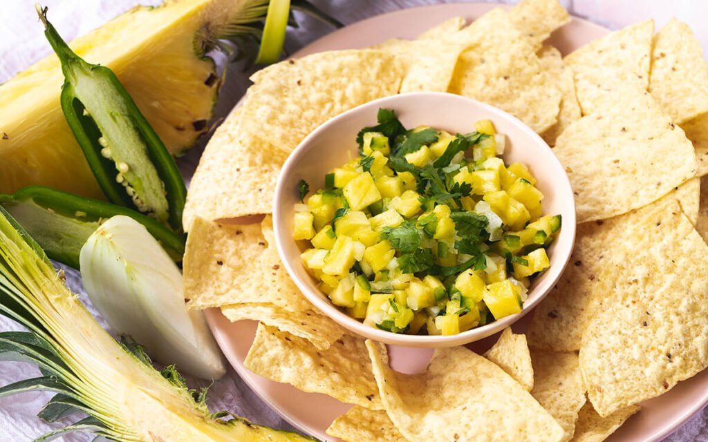 Pineapple Poblano Salsa
